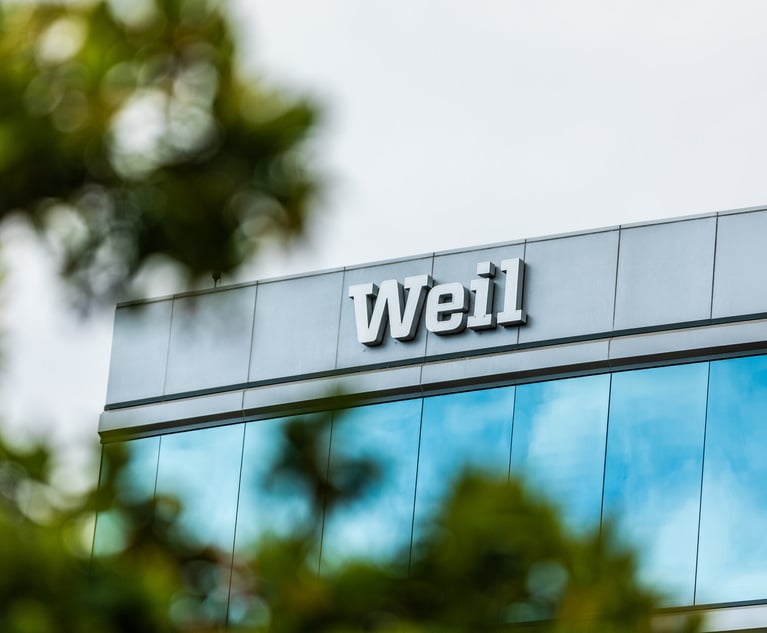 Weil Gotshal Strengthens High Yield Practice With Partners From Freshfields and White & Case