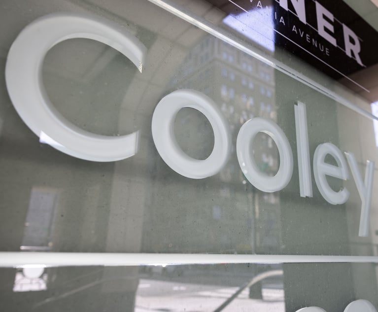 Cooley Delays Some First Year Associates by Another Year Reassigns Others as Corporate Slump Continues