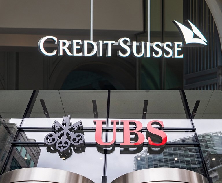UBS Appoints Several Credit Suisse Lawyers to Refreshed Global Litigation Team