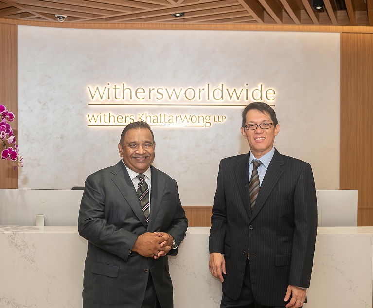 Withers Appoints New Co Managing Partners in Singapore