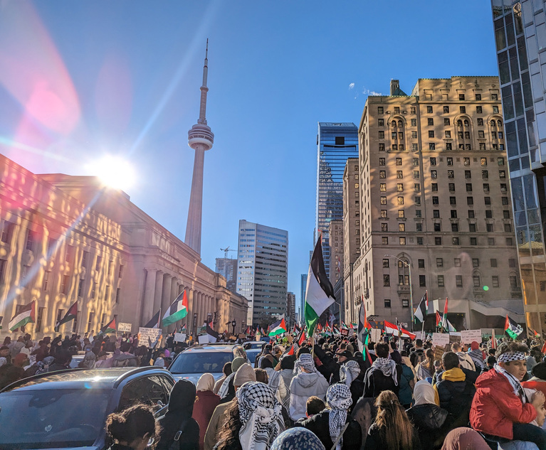 Report: Toronto Law Students Did Not Breach School's Code of Conduct With Pro Palestinian Letter