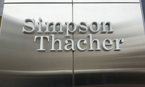 Simpson Thacher in Washington, D.C. November 9, 2015. 