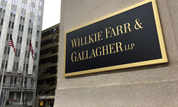 Willkie-Farr-Sign
