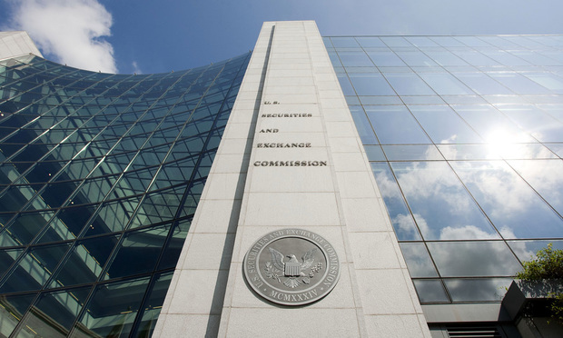 Headquarters of the U.S. Securities and Exchange Commission in Washington, D.C. (Photo: Diego M. Radzinschi/NLJ)