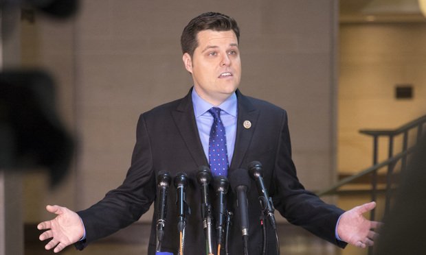 US Rep Matt Gaetz Is Being Investigated After Complaints of Alleged Cohen Witness Tampering