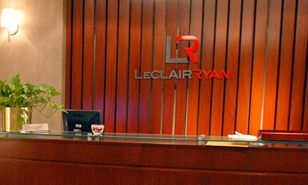 LeClairRyan Creates New Leadership Role as Declines Continue