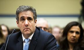 Michael Cohen Sues Trump in State Court Seeking Recovery of Legal Fees and Costs