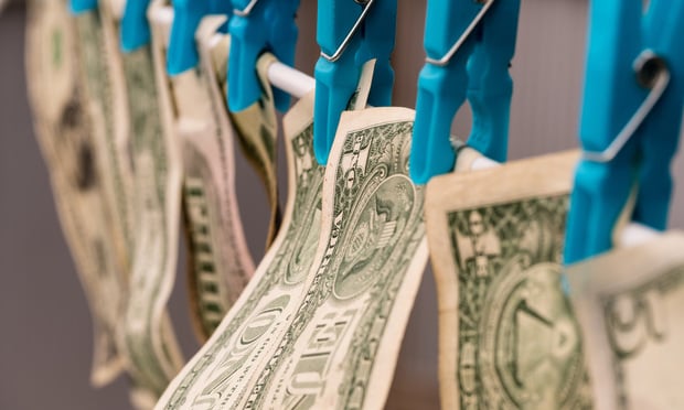 Money Laundering/ US dollars hung out to dry