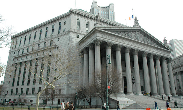 Manhattan Supreme Court at 60 Centre Street. NYLJ/Rick Kopstein