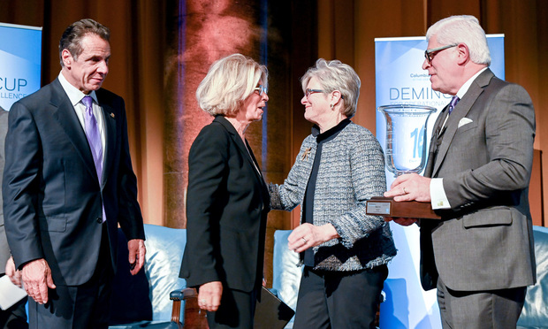 Judge DiFiore Receives Columbia Business School's Deming Award