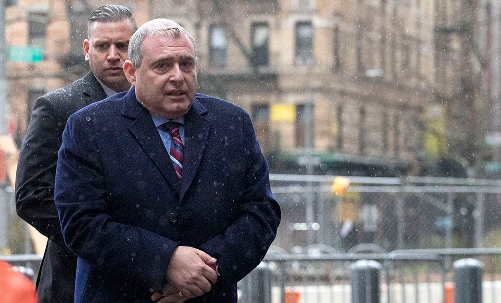Lev Parnas, a Rudy Giuliani associate with ties to Ukraine, arrives for a bail hearing in the Southern District court on Tuesday, Dec. 17. Photo: Mark Lennihan/AP
