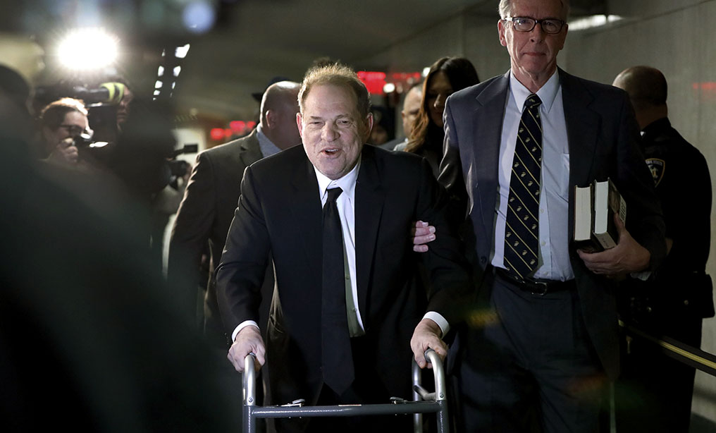 Harvey Weinstein arrives at Manhattan Supreme Court on Monday, Jan. 6. Photo: Richard Drew/AP