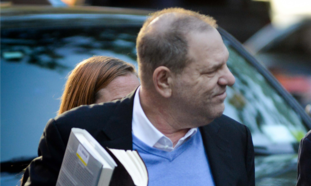 Movie mogul Harvey Weinstein arrives at the First Precinct in lower Manhattan on Friday, MaY 25, 2018. He will be arraigned later today on several sexual assault charges. ..(Photo by David Handschuh/NYLJ)