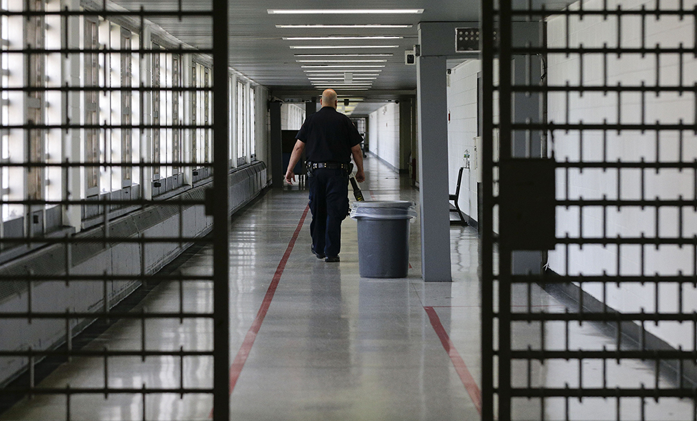 About 56 correctional officers and sergeants in the New York state prisons have tested positive for COVID-19. Photo: Julie Jacobson/AP
