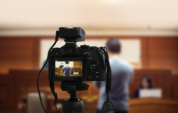 camera in court room