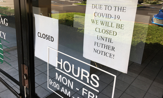 3/27/20- Pembroke Pines, Fl.- Pembroke Pines Tag Agency is closed due to the COVID-19 outbreak,