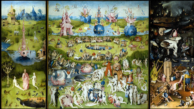 Hieronymus Bosch, "The Garden of Delights" (1504) (Public domain)