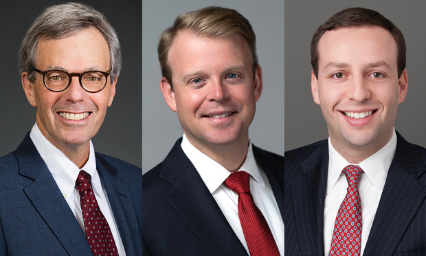 Barry R. Goldsmith, Frederick R. Yarger and M. Jonathan of Gibson Dunn & Crutcher (Photo: Courtesy Photo)