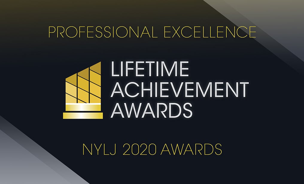 Lifetime Achievement Awards 2020 | New York Law Journal
