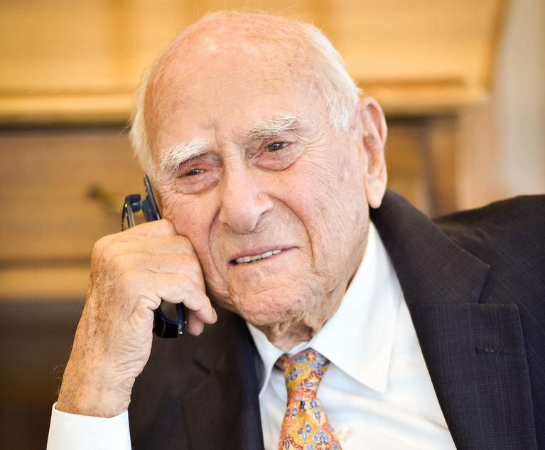 'A Consummate Mensch': Jack Weinstein Dies at 99 Remembered for Creativity Leadership in Five Decades as Judge