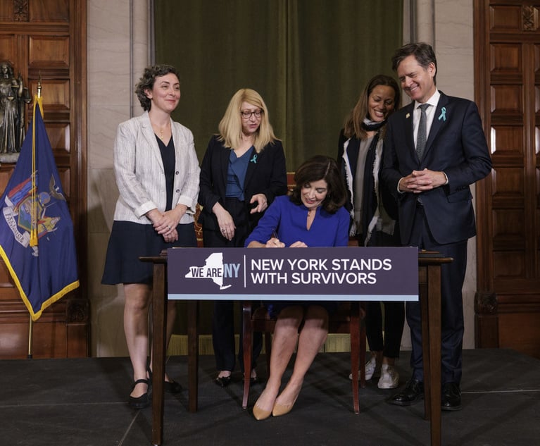 Hochul Signs Law Opening Window for Adult Victims to File Lawsuits Over Sexual Abuse