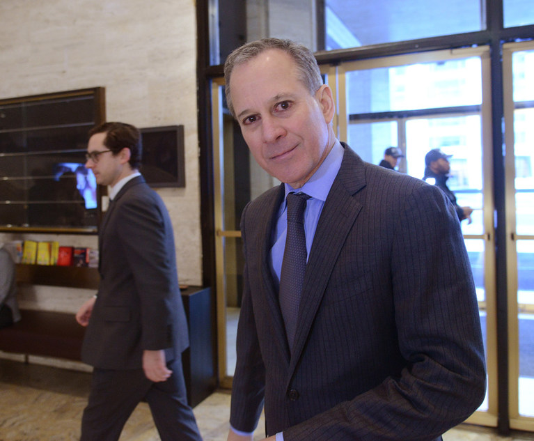 Former New York Attorney General Eric Schneiderman Reinstated to Practice in New York