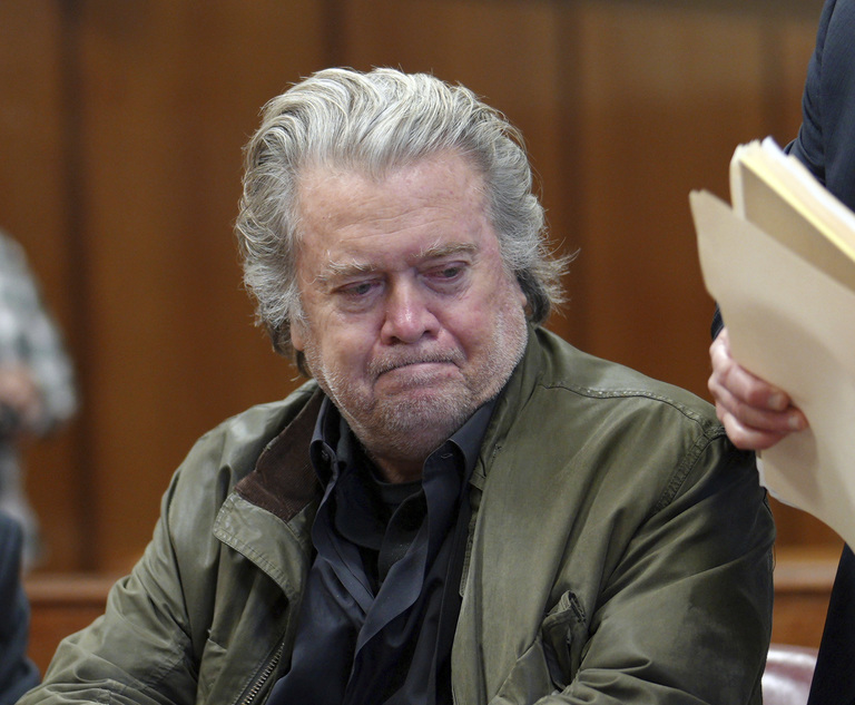 Attorney for Bannon's 'We Build the Wall' Group Seeks Recusal Saying Client Is 'Zombie'