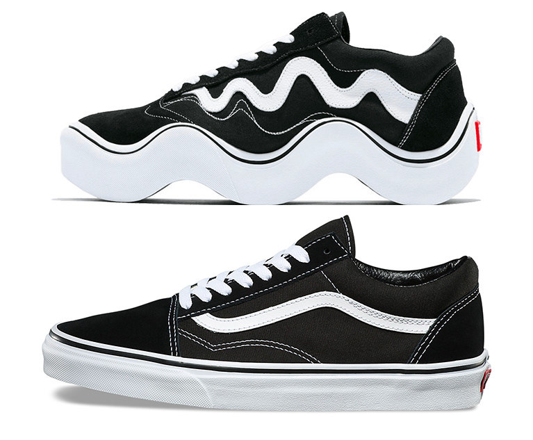 x Tyga 'Wavy Baby' Black / White Low Top Sneakers