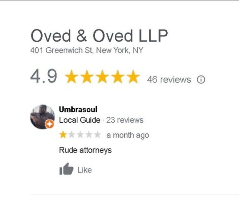 Law Firm Sues Google to Unmask User Behind One Star Review