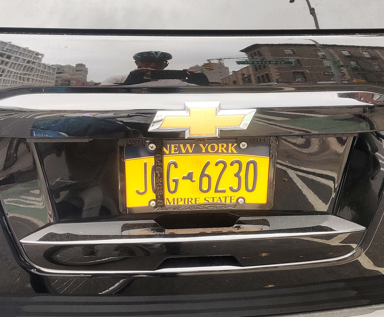 Why One Personal Injury Attorney Is Taking on NYC Over a License Plate