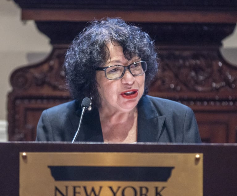 Aiming to Boost Civic Engagement Sotomayor Is Set to Headline New York State Bar Convocation