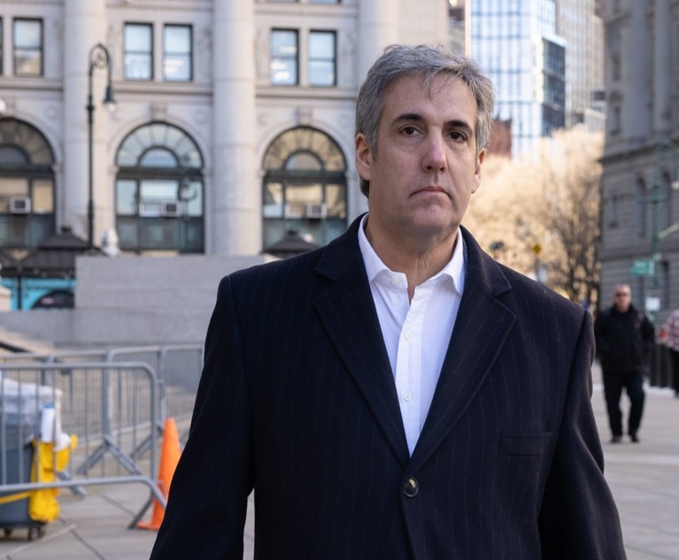 Michael Cohen, former personal lawyer to US President Donald Trump, arrives at federal court in New York, US, on Thursday, Dec. 14, 2023. A federal judge overseeing Michael Cohen's request to end his supervised release early raised concerns Tuesday that a lawyer for the former Trump fixer may have cited bogus cases in the motion, reported Axios. Photographer: Yuki Iwamura/Bloomberg