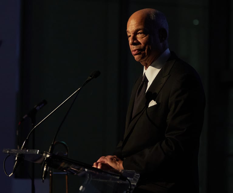 'A Good Life': Paul Weiss' Jeh Johnson Accepting NYSBA Award Reflects on Career of Service