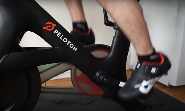 Peloton Interactive cycling. Credit: YouTube.