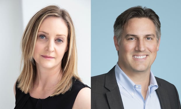 Alexandra Ross (left), director of Global Privacy and Data Security Counsel with Autodesk Inc., and Drew Schulte, counsel at Pillsbury Winthrop Shaw Pittman. (Courtesy photos)
