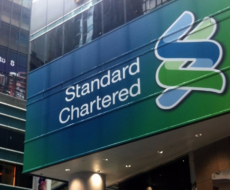 Standard Chartered Appoints Next General Counsel