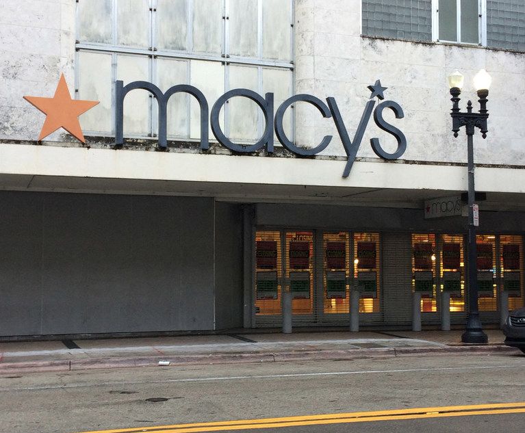 Macy's Taps Retail Star to Helm Legal Department