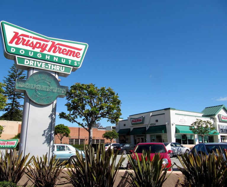 Krispy Kreme Hires CLO With Sweet-Treat Experience