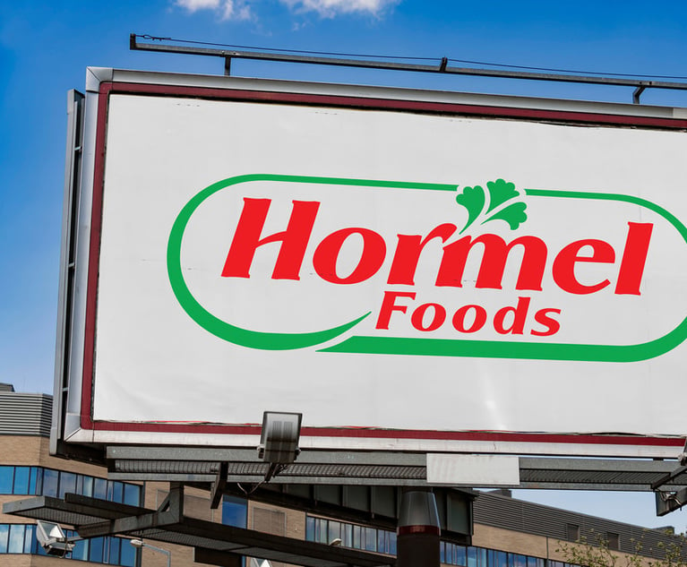 Ex Conagra General Counsel Takes Legal Reins of Rival Hormel