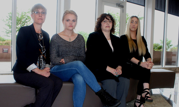 Faces of the opioid crisis: From left to right: Paige Niver, Niver's daughter Brittany Niver, Lisa Christino, and Sarah Howroyd.