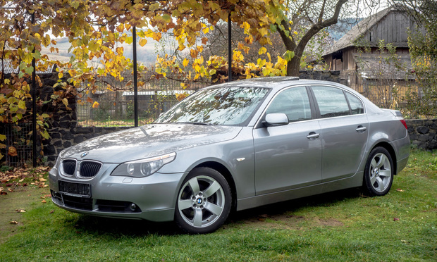 BMW 5 Series, model e60, year 2007. Christopher Torkamani owned a similar 2007 BMW.