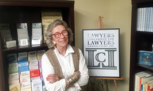 Beth Griffin, executive director of the Rocky Hill-based Lawyers Concerned For Lawyers Connecticut, Inc.
