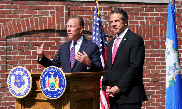 Connecticut Gov. Ned Lamont and New York Gov. Andrew Cuomo