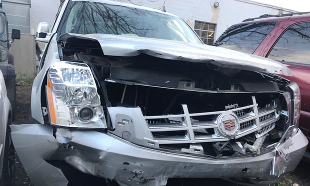 Shunjin Yan injured her thoracic spine following a head-on collision in Farmington in 2017 in which she was sitting in the front passenger seat. The case settled this week for $400,000