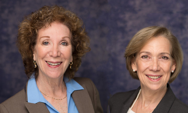 Elder care attorneys (from left to right) Lyn Eliovson and Christine Tenore of Fairfield's The Law Firm of Eliovson and Tenore.