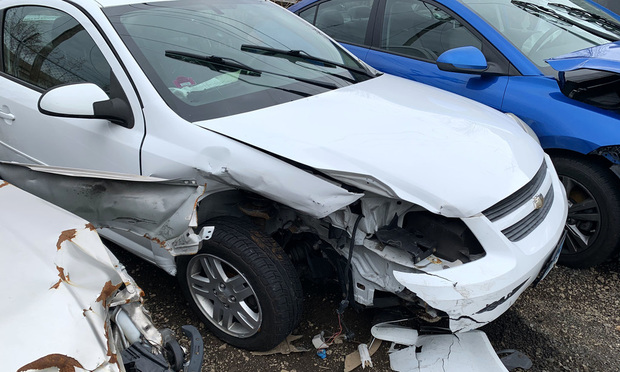 Brian Lovallo suffered injuries to his right leg for which he needed surgery after a vehicle Jack Byrnes was driving struck this 1998 Honda Prelude head on. The case recently settled for $100,000.