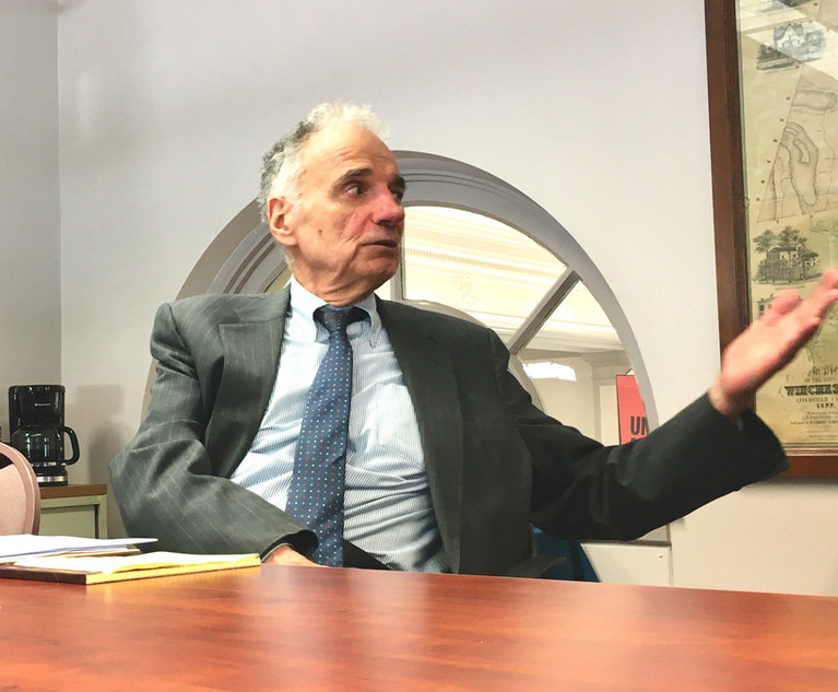 Saturday: Tort Law Museum to Host Virtual Program Including Session With Ralph Nader