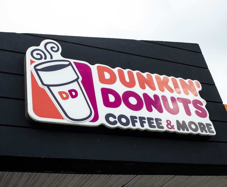 Franchise Suit Filed Against Dunkin' Donuts