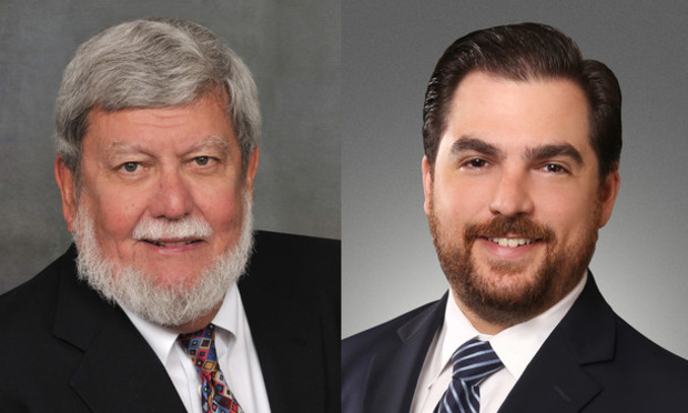 Robert L. Parks, left, and Gabriel A. Garay, right, of The Law Offices of Robert L. Parks, in Miami.