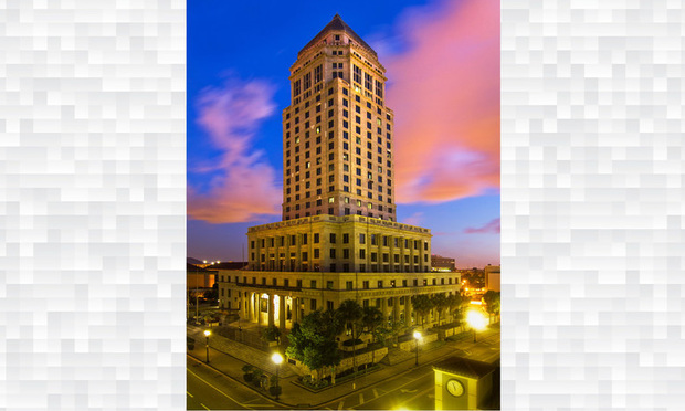 Miami-Dade County Courthouse at sunrise/photo by J. Albert Diaz